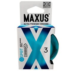 Презервативы Maxus G spot с двойной спиралью - 3 шт. - 