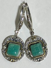 Малика (серьги из серебра)