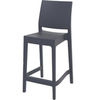 Полубарный стул Maya серый