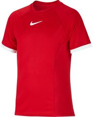 Детская футболка Nike Court Dry Top SS B - gym red/gym red/white/white