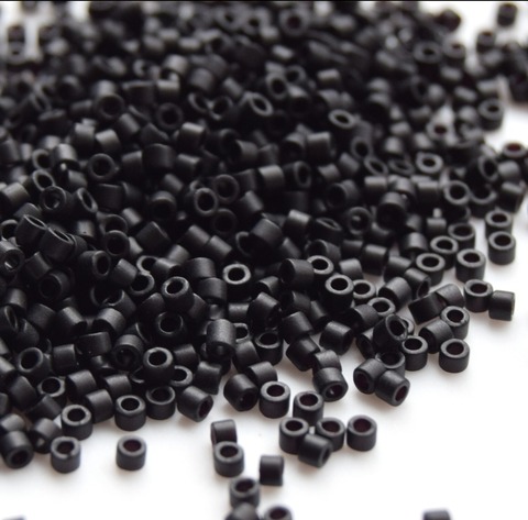 DB-0310 Бисер цилиндрический Миюки делика 11/0 /Miyuki delica 11/0 Black Matted