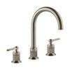 Gessi Venti20 65016#149 Смеситель для раковины, на 3 отв., излив 17.2см., цвет: Finox Brushed Nickel