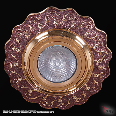 Светильник встраиваемый  MR16 Керамика Золото Арт.1390305
