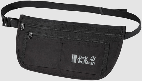 Картинка кошелек на пояс Jack Wolfskin Document Belt Rfid black - 1