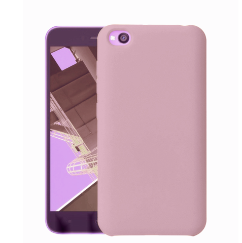 Силиконовый чехол Silicone Cover для Xiaomi Redmi Go (Бежевый)