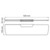 WasserKRAFT Glan K-5124 Полка стеклянная