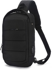 Рюкзак однолямочный Ozuko 9068 Black
