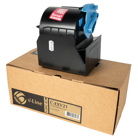 Тонер-картридж БУЛАТ s-Line C-EXV21K для Canon iR C2380, iR C2880, iR C3580 (Чёрный, 26000 стр.)