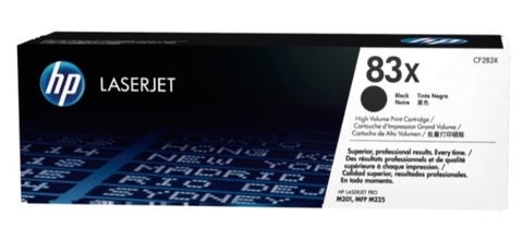 Оригинальный лазерный картридж HP CF283X 83X черный