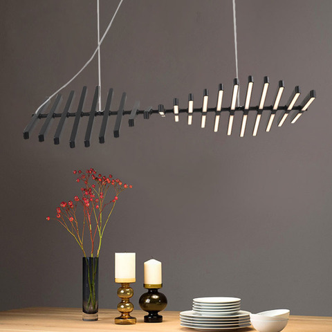 Люстра Rhythm Horizontal Black L130