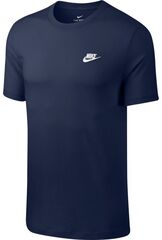 Футболка теннисная Nike NSW Club Tee M - midnight navy/white