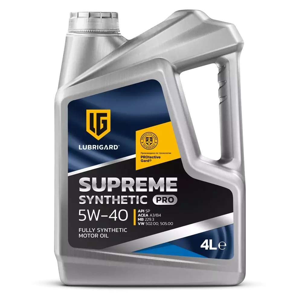 SUPREME SYNTHETIC PRO 5W-40 LUBRIGARD масло моторное