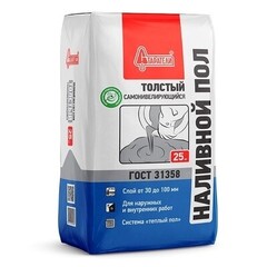 Наливной пол толстый Старатели 25кг