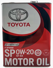 Моторное масло Toyota SP 0W-20 Синтетическое 4 л