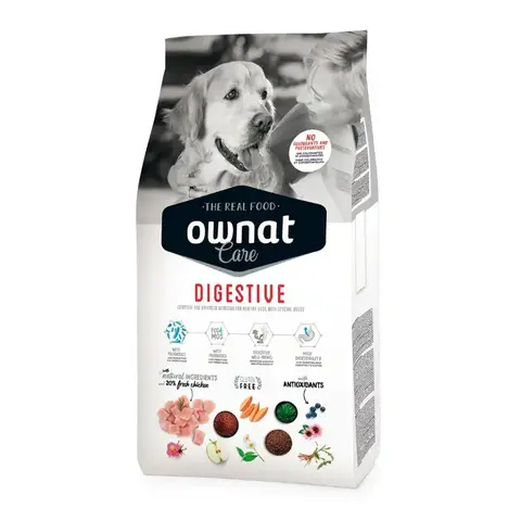 Ownat Adult Care Digestive Сухой корм для собак всех пород с чувствительным пищеварением, с курицей, 3 кг