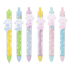 Ручка шариковая, автоматическая Basir, серия "КОШАЧЬЯ ЛАПКА", с лабиринтом на корпусе, 36 шт