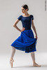 O3 two-sided rehearsal skirt | dark_sapphire-ultramarine