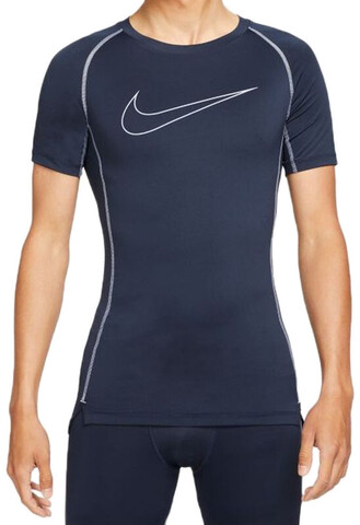 Термобелье Nike Pro Dri-Fit Tight Top SS M - obsidian/iron purple/iron purple