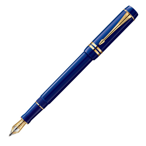Parker Duofold - Historical Colors Lapis Lazuli GT Centennial, перьевая ручка, F