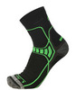 Премиальные носки Mico X-Performance Hike Light Weight Black/Green для бега