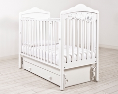 Кровать детская К-2005-27м "Изабель" (белая)