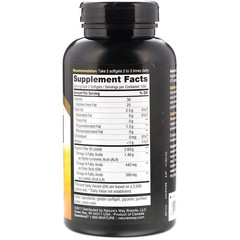 Nature's Way, EfaGold, Flax Oil, Max Strength, 1,300 mg, 200 Softgels