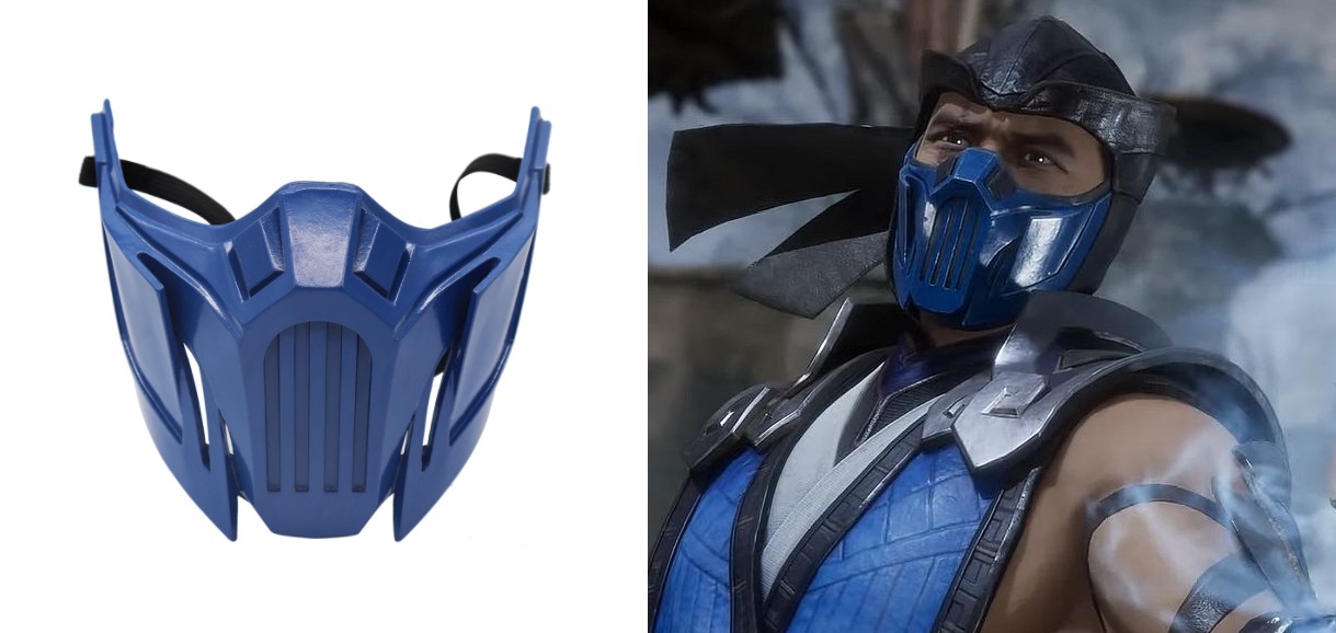 Сборная бумажная модель Маска Саб-Зиро (Тундра) / Tundra Sub-Zero Mask [Mortal Kombat X]