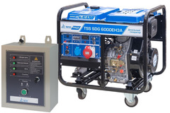 Дизель генератор TSS SDG 6000EH3A - [6 кВт / 380V] с блоком АВР