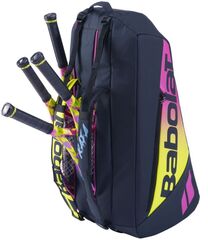 Сумка теннисная Babolat Pure Aero RAFA 2-gen RH6 - blue/yellow/pink