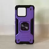 Противоударный чехол Strong Armour Case с кольцом для Xiaomi 13 (Фиолетовый)