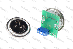 Кнопка (кнопочный модуль) ВКЛ13А-7-4И "-2 этаж", круглая, с кодом Брайля