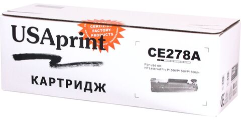 Картридж лазерный USAprint 78A CE278A/(Cartridge 728) черный (black), до 2100 стр. - купить в компании MAKtorg