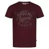 Футболка Lonsdale Harehills Oxblood/Black
