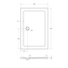 Cezares TRAY-M-AH-35-W TRAY-M-AH-120/80-35-W Душевой поддон из стеклокомпозита (SMC)