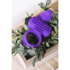 Виброкольцо эрекционное Adrien Lastic Bullet Lastic фиолетовое