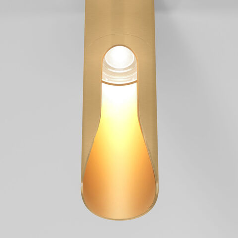 Накладной светодиодный светильник Elektrostandard Apex 25113/LED 7W 4000K латунь