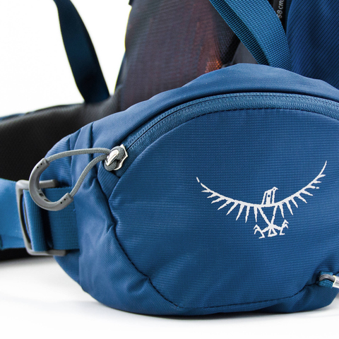 Картинка рюкзак туристический Osprey Kestrel 58 Loch Blue - 9