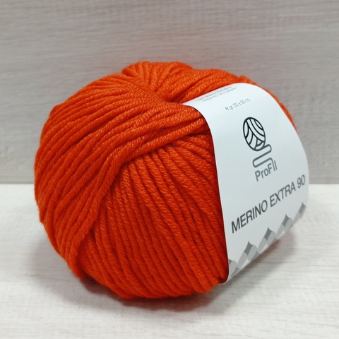 Пряжа Merino Extra 90 (Мерино экстра 90) Оранжевый 27