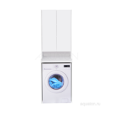 Шкаф-пенал Aquaton Лондри белый, для стиральной машины 1A260503LH010