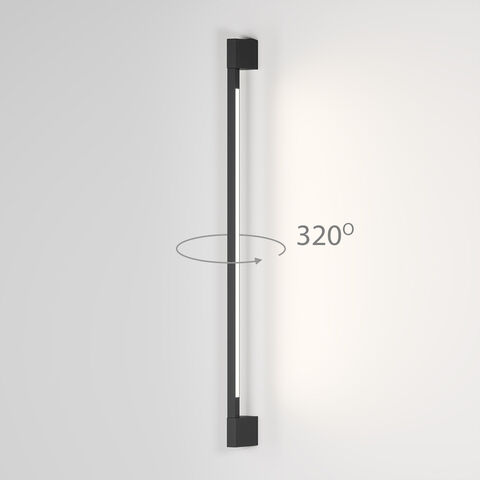 Уличный настенный светодиодный светильник Elektrostandard Argos 35122/D черный