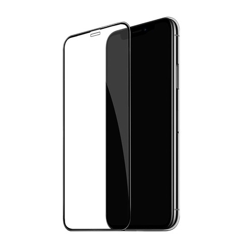 Защитная пленка Premium для iPhone Xs Max (Черная рамка)