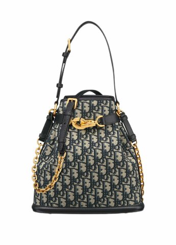 Сумка Dior C'est Dior, модель среднего формата синий