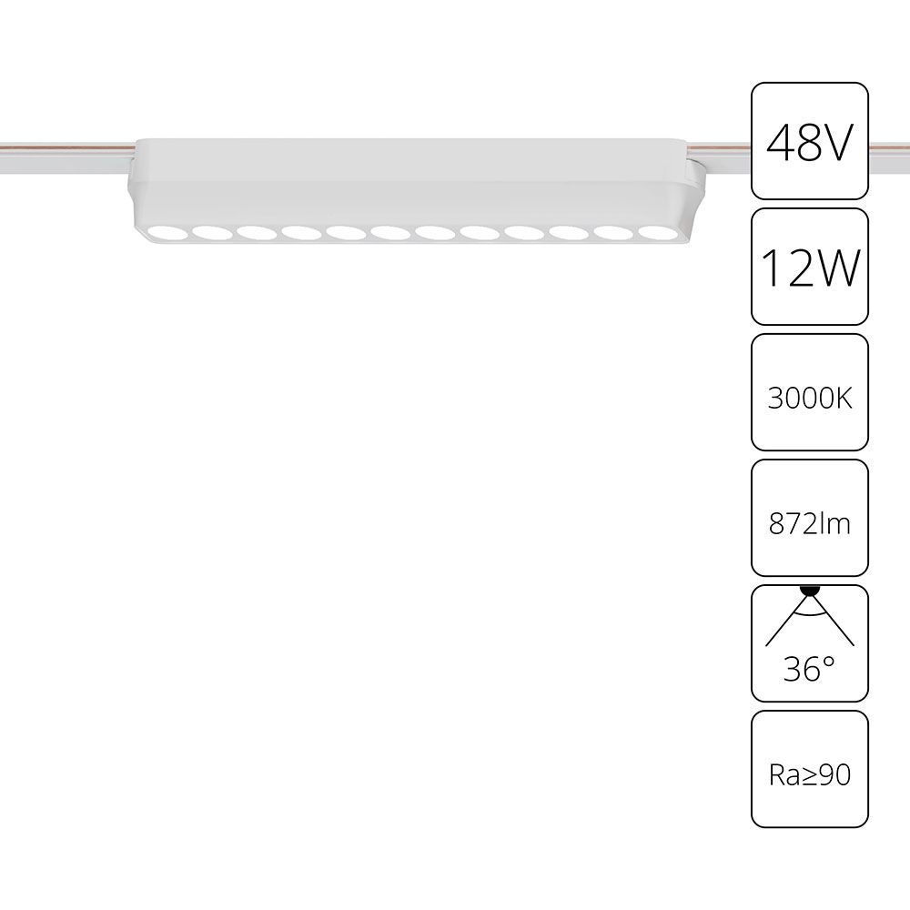 Трековый светодиодный светильник Arte Lamp Rapid A1154PL-1WH