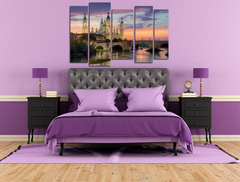 Модульная картина "Волшебный замок"