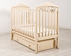 Кровать детская К-2005-27м "Изабель" (слоновая кость)