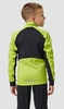 Детский утеплённый лыжный разминочный костюм Nordski Jr. Core Lime/Black