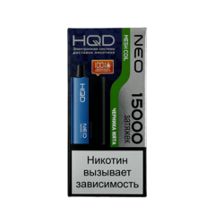 Одноразовая электронная сигарета HQD Neo 15000 - Черника Мята (15000 затяжек)