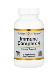California Gold Nutrition, Immune4, средство для укрепления иммунитета, 60 растительных капсул