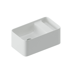 ArtCeram BROOKLYN BNL004 01 34 Раковина накладная 60х35х25 мм, без отв под смеситель, цвет белый+покр SANIGLAZE фото