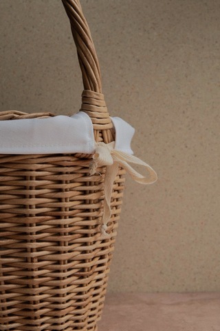 Сумка-корзина с хлопковым чехлом